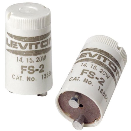 Leviton Leviton 3265469 14-20W Fluorescent Lamp Starter - Pack of 2 3265469